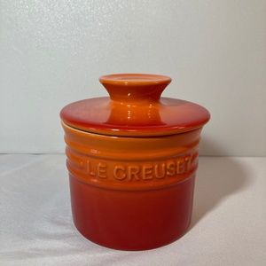 New Le Creuset Butter Crock in Flame